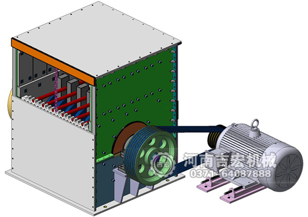 建筑廢料破碎機工作原理